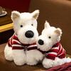 Highland White West Terrier Plüschtier Mit Weichem Design Für Heimdeko Büro