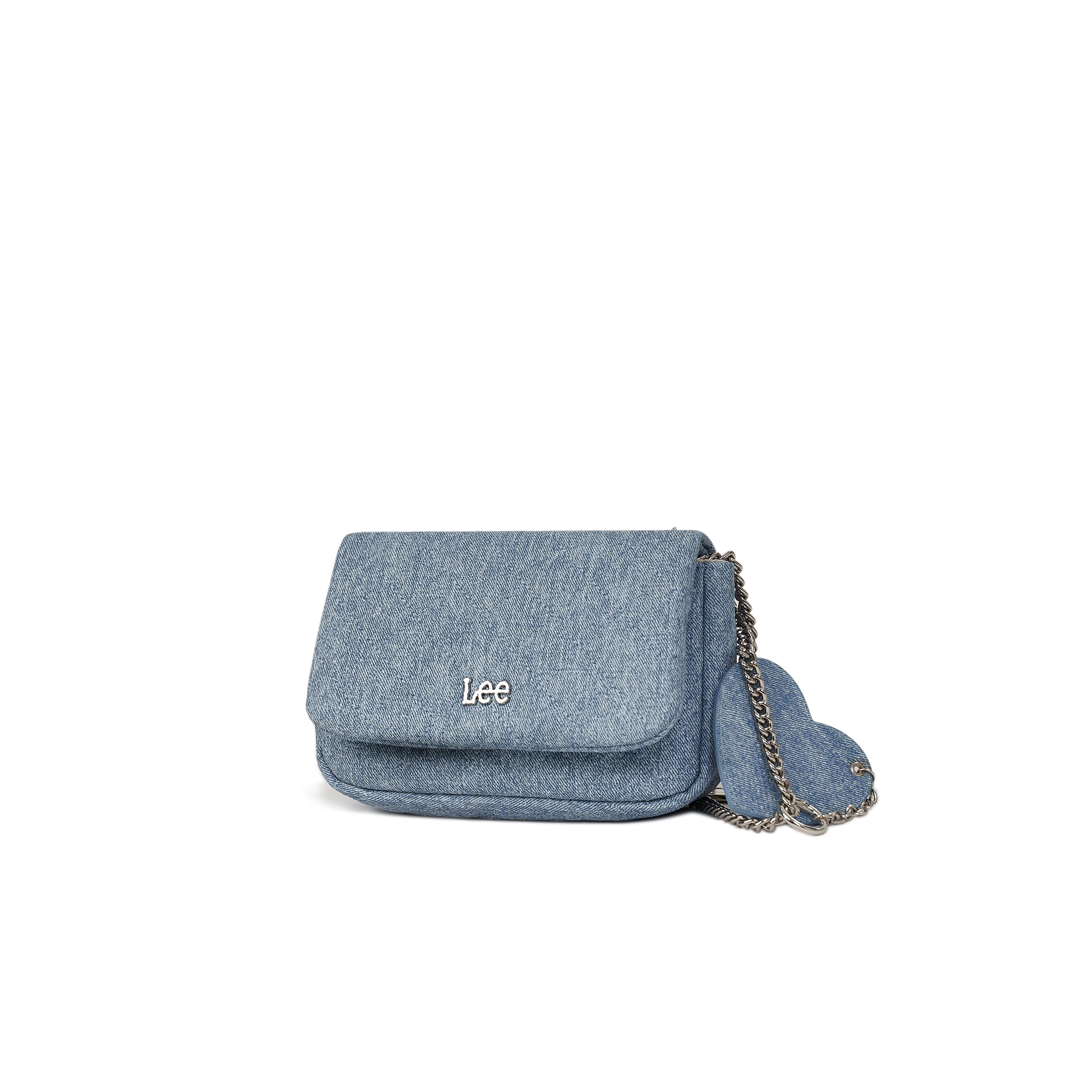 

New Lee PU Shoulder Bag, Crossbody Bag Small Women s Light Blue LE230048M-502 20.1*5.6*14.0CM