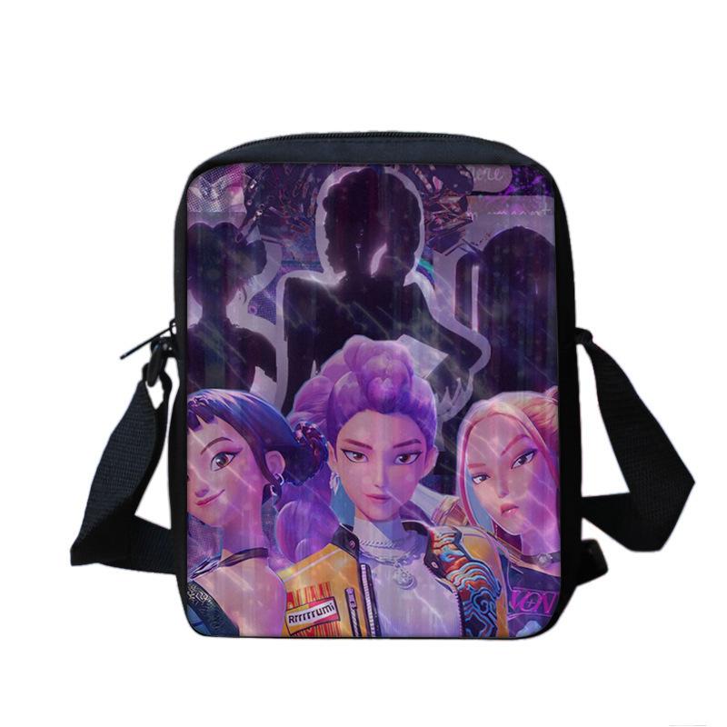Anime Witch Hunter Group Men'S And Women'S Backpacks, Elementary School Students' Backpacks, Large-Capacity Printed Casual Backpacks