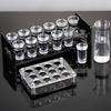 6/12/24 Holes Glass Tray Holder Hole Bar Acrylic Glass Holder Wine Glass Cup Serving Tray Cups Organizer Glass Display For Club