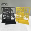 Heavy Duty Book Holder 1 Pair Metal Decorative Bookends Ginkgo Leaf/Monstera Ends for Leaf Bookend Bookshelf Non-Skid Stopper Home Office Study Room