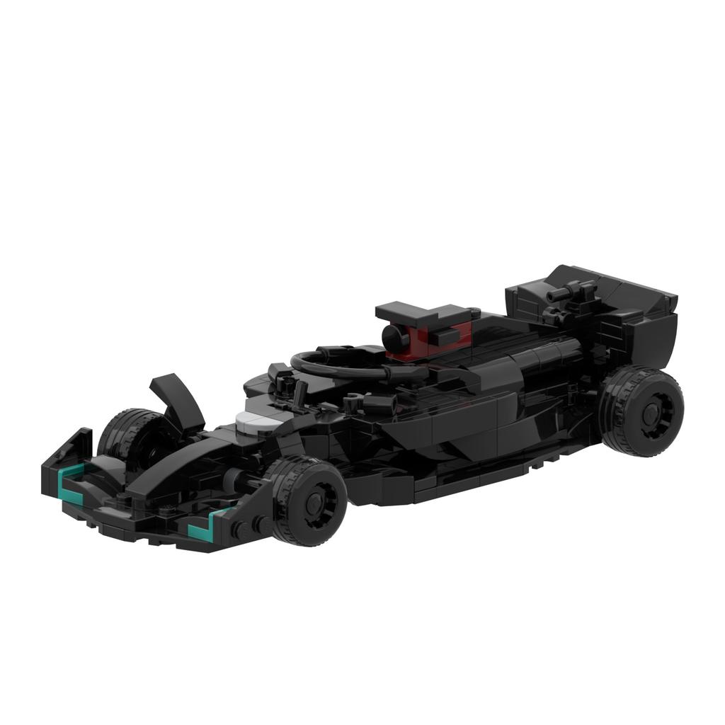 271Pcs Building Blocks Racing Black Car Formula W15 Model Creative Building Block Sports Car Boy Birthday Gift Adults