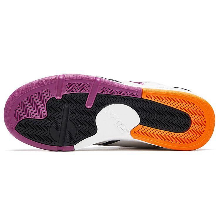 Fila KJ 7 Fabric Synthetic Leather Comfortable Trendy High-Top Retro Basketball Shoes Women Sneaker Kobe-Purple F52W931204FLP