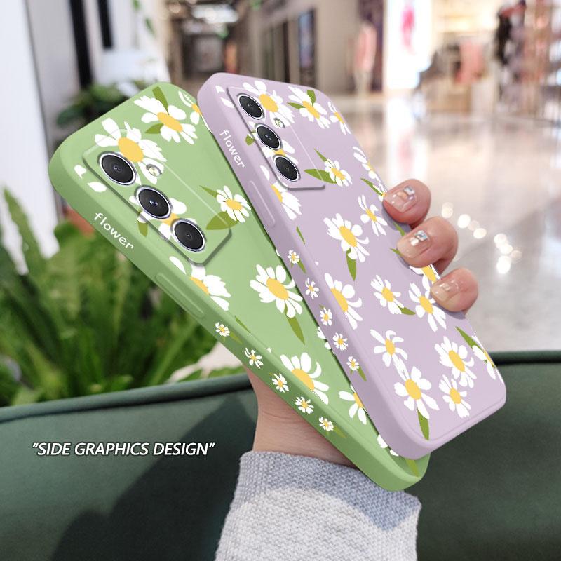 Flying Daisies Case For Samsung Galaxy A54 A34 A24 A16 A14 A05 A06 A73 A53 A33 A23 A13 A72 A52 A52S A32 A22 A12 A71 A51 4G 5G