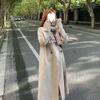Double-sided Fleece Woolen Coat for Women, Mid-length Thickened, Hepburn Style Woolen Coat for Short People in Autumn and Winter