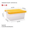 Children's Magnetic Tile Storage Box for Building Blocks & Programming Schools