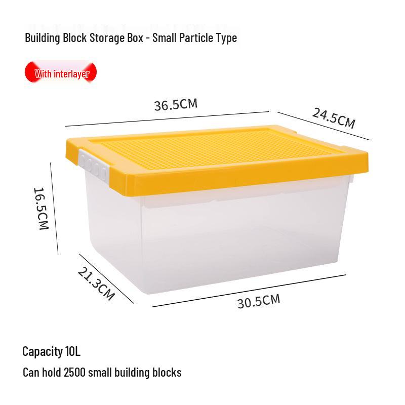 Children's Magnetic Tile Storage Box for Building Blocks & Programming Schools