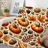 Harvest Pumpkin Acorn Nut Fall Throw Blanket Guest Suite Porch Warm Blanket Sunroom Nook Living Room Lounge Bedroom Den Gifts