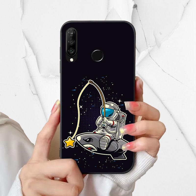 Phone Cover For Huawei P30 Lite Silicone Case MAR-LX1A Fashion Painted Shockproof Soft Fundas For Huawei Nova 4e Coque P30Lite