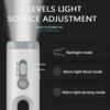 Rechargeable Motion Sensor Camping Light 2-in-1 Portable Flashlight LED Night Light Dimmable Outdoor Camping Tents Bedroom