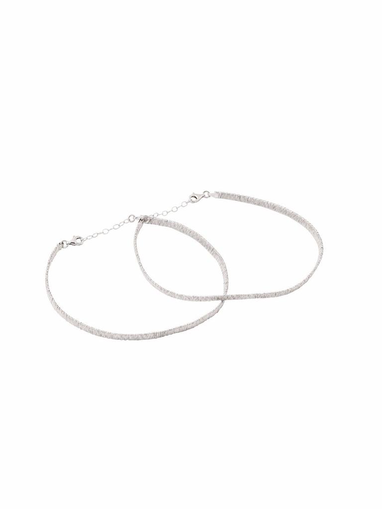 Kicky and Perky 925 Sterling Silver Chain Anklet Jewelry For Women