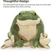 Giant Frog Stuffed Animal Frog Plush, Large Stuffed Frog Plush, Big Stuffed Green Frog Pillow for Kids, 22 Inch