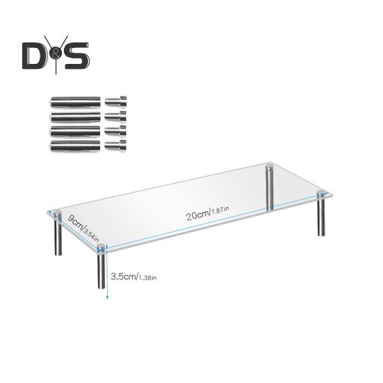 1 sada Smooth Edges Stojan na košíčky obdélníkový Užitečný narozeninový stojan na koláčky na dezerty