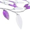 VidaXL Ceiling Light with Leaf Arms Acrylic Crystal Chandelier Pendant Lamp Indoor Lighting Living Room Bedroom 5 289240