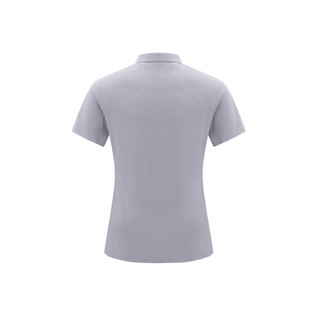 Under Armour Commuter Series Quick-Dry Breathable Simple Short Sleeve Polo Shirt Women Tops Lilac 15227225-0142
