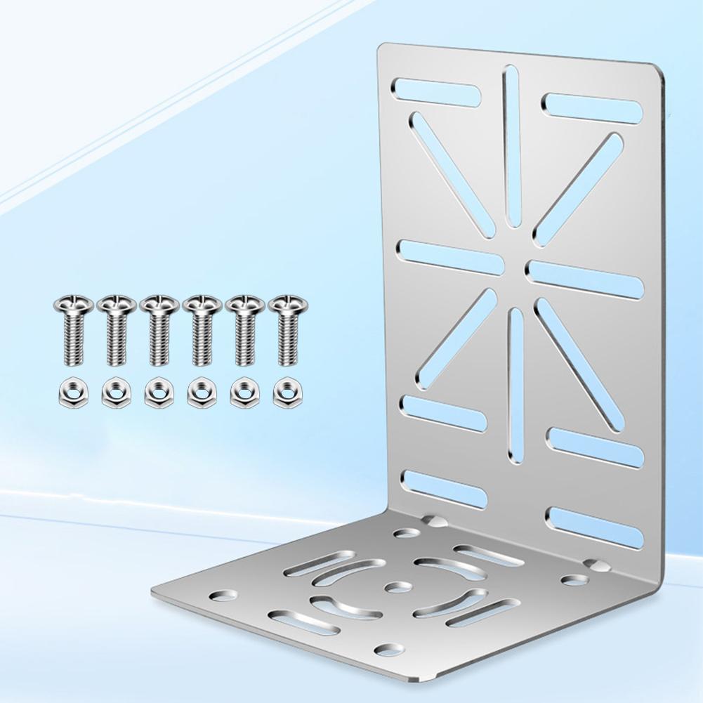 1pc L-Shape Wall Mount Bracket L Shape Adapter Auxiliary Bracket With Nuts Screws For Cctv Camera Support Bracket