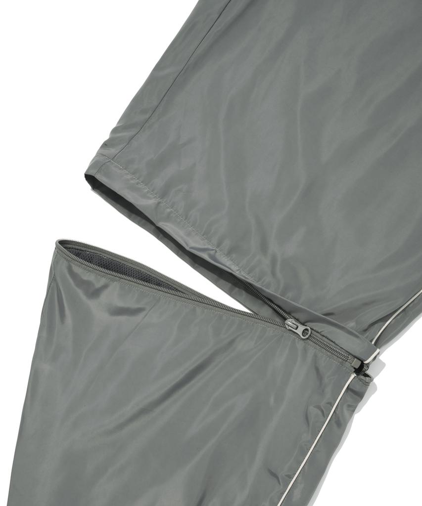 PHYSICAL DEPARTMENT 2-Way Piping Detachable Track Pants Gray