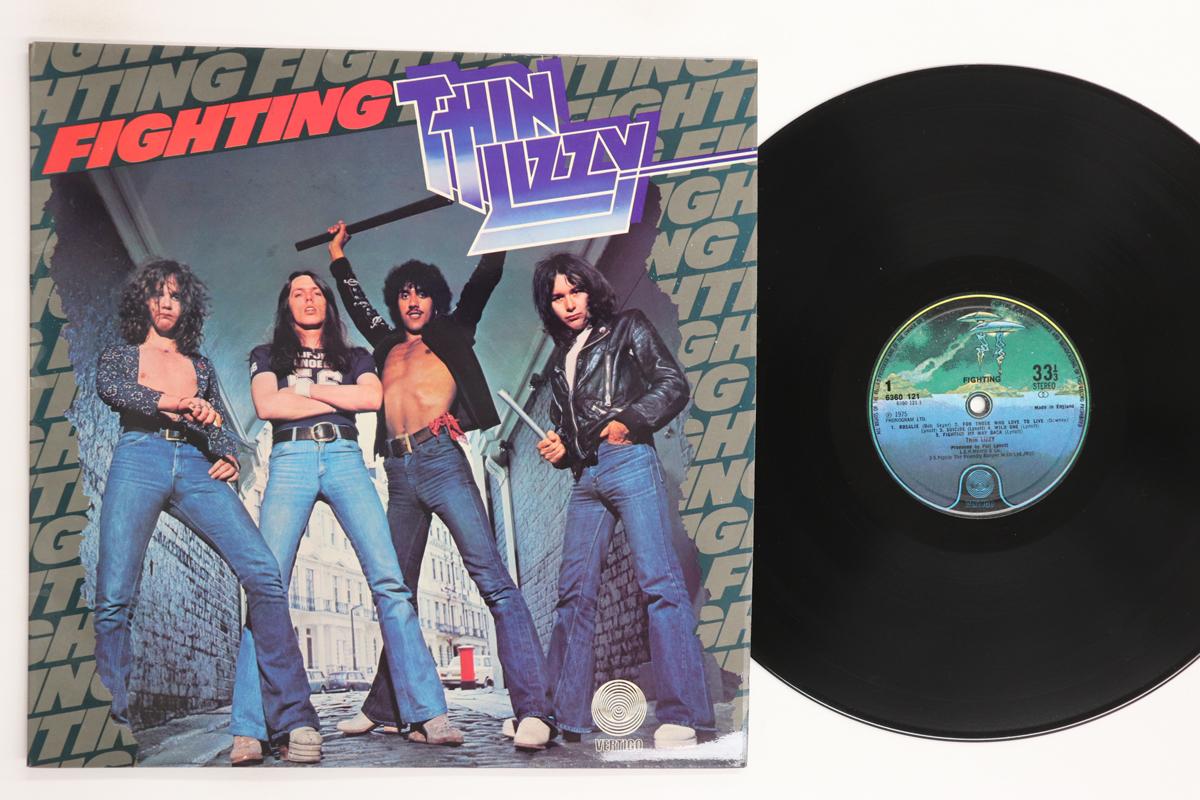 

LP Record THIN LIZZY Fighting 6360121 VERTIGO 1975 UK Rock Used