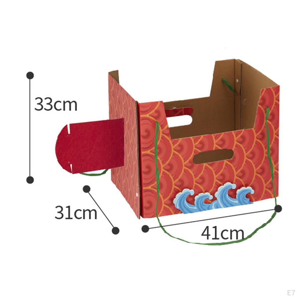 Chinese Paper Dragon Year Decoration Traditional Ornaments DIY Set Toys