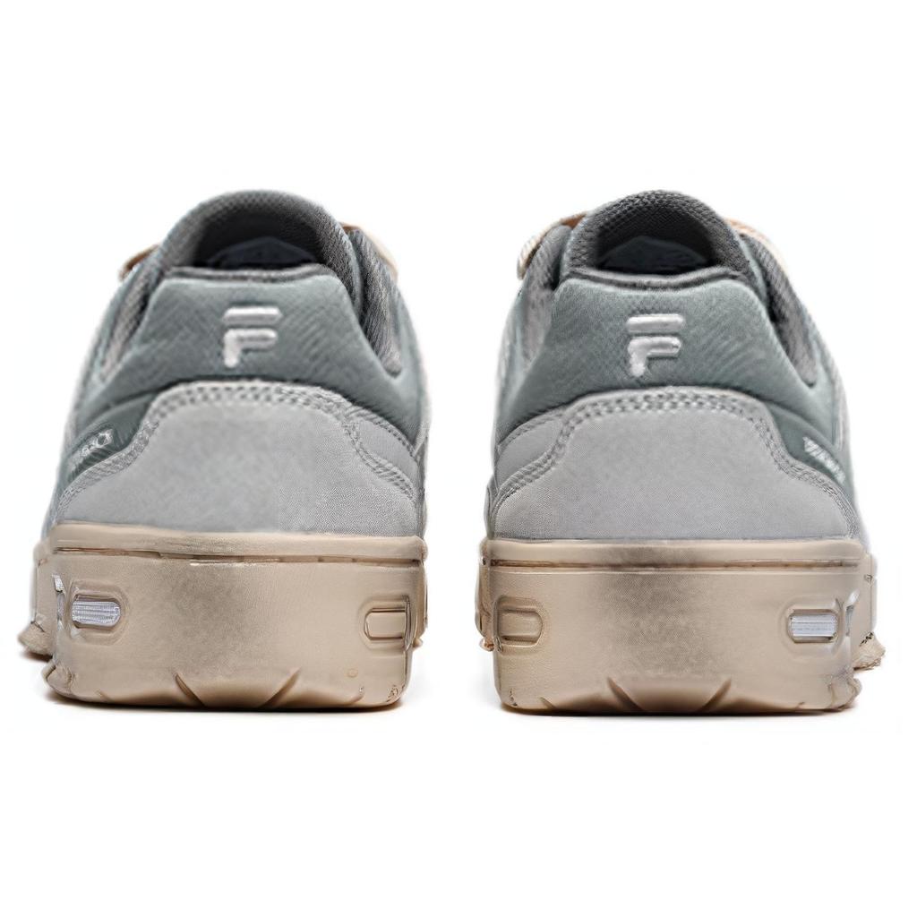 Fila Fusion Teratach Low Retro Basketball Shoes Men sneaker Moon-Rock-Gray T12M233204FLW