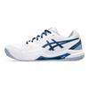 Asics Scarpe da Ginnastica da Uomo Gel Dedicate 8 2E Wide Bianco Blu Mako 1041A410-103