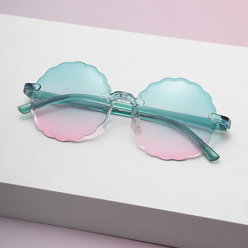 Candy Color Children'S Sunglasses Gradient Sun Glasses Round Frame Sunglasses Eyewear Outdoor Baby Shades Colorful Goggles