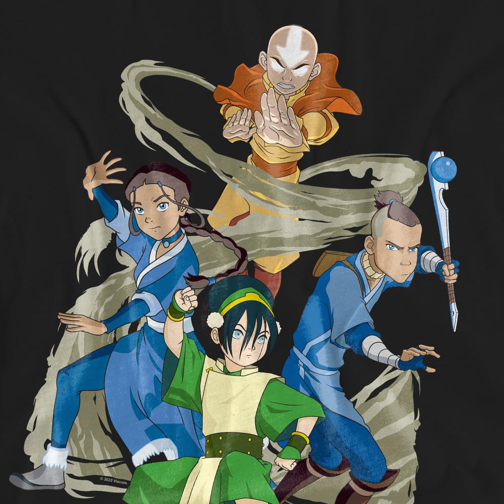 Avatar: The Last Airbender Unisex Adult Team Avatar Elements T-Shirt