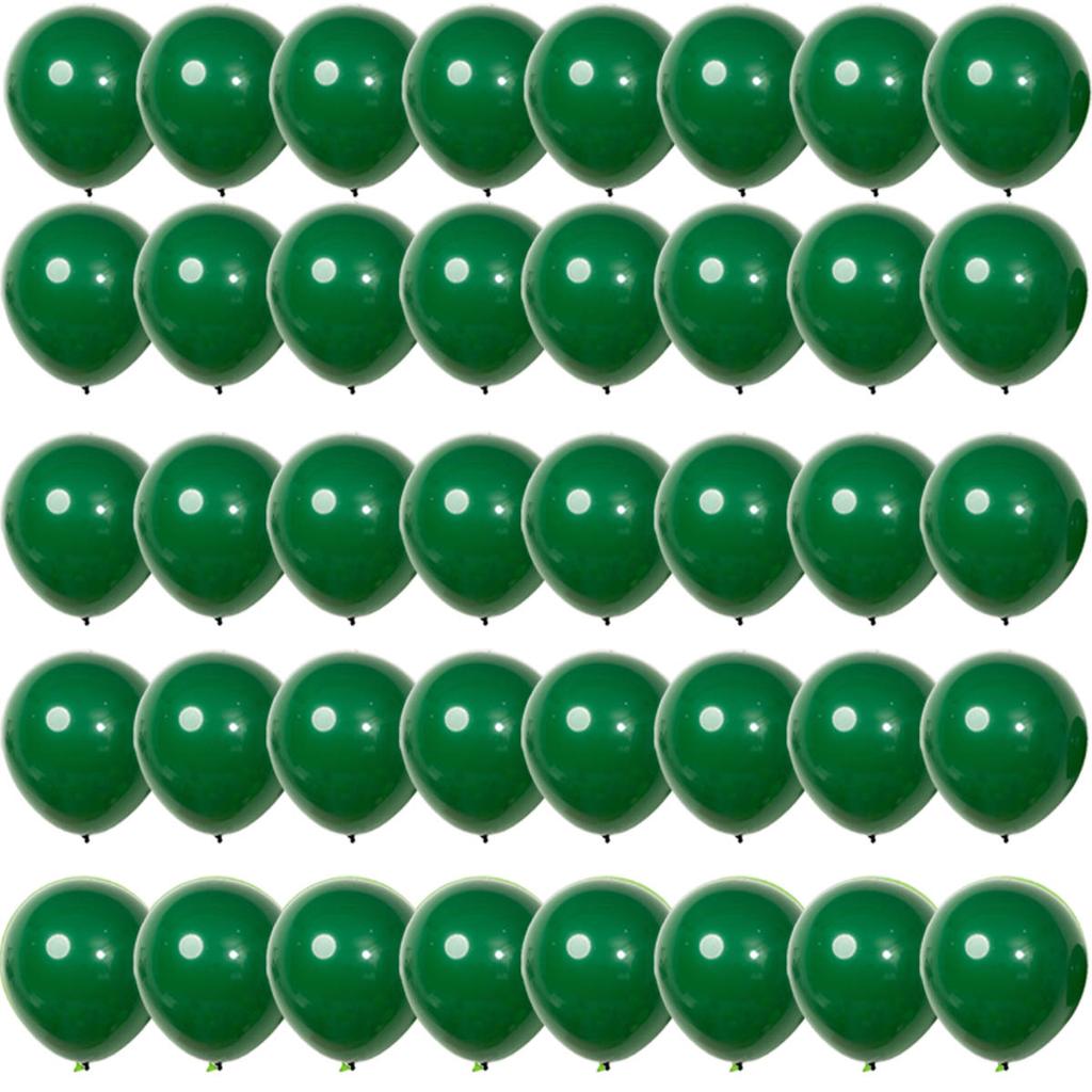 Green Metal Latex Confetti Balloon Jungle Safari Birthday Party Decoration Matte Globos New Year Wedding Party Baby Shower Decor