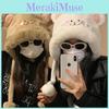 Cute Cartoon Winter Hat For Women Cozy Ear Covering Warmth With Fashionable Look