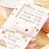 Light Retro Self-Healing Sticky Notes: 100 Memo Sheets for Students