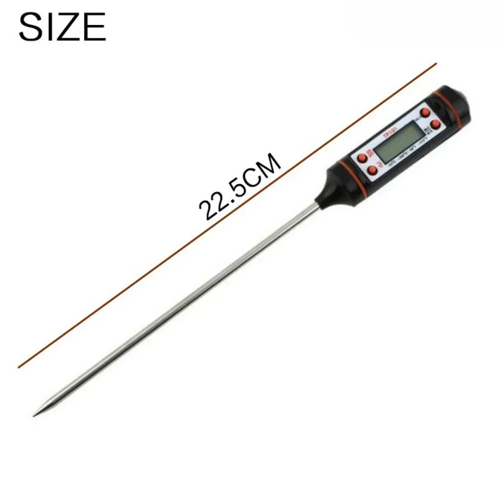Food Meat Digital Thermometer Kitchen Oil Temperature BBQ Cooking Liquid Digital Temperature Measuring Probe Kitchen Tools