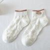 5 Pairs of Ladies Summer Cotton Lovely Shallow Mouth Short Boat Socks