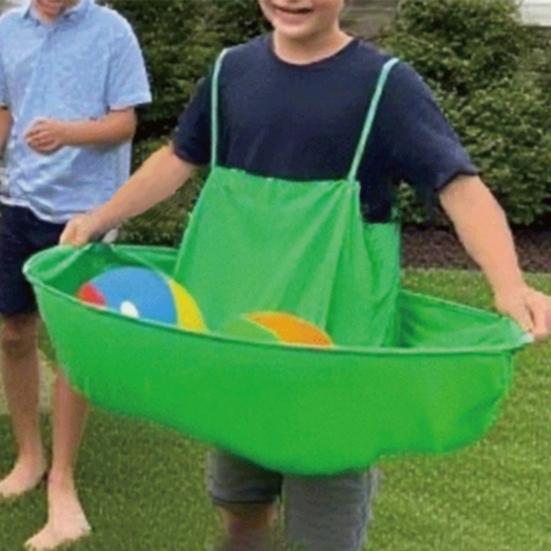 Granny Pants Yard Game Set Interactive Ball Catch Toy with 4 Bouncy Balls Family Reunion Outdoor Game for Adults Kids