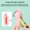 Silicone Dog Poop Bags Holder Multi-functional Hands-Free Dog Bags Dispenser Leak Proof Feces Collection Bag for Dog Walking
