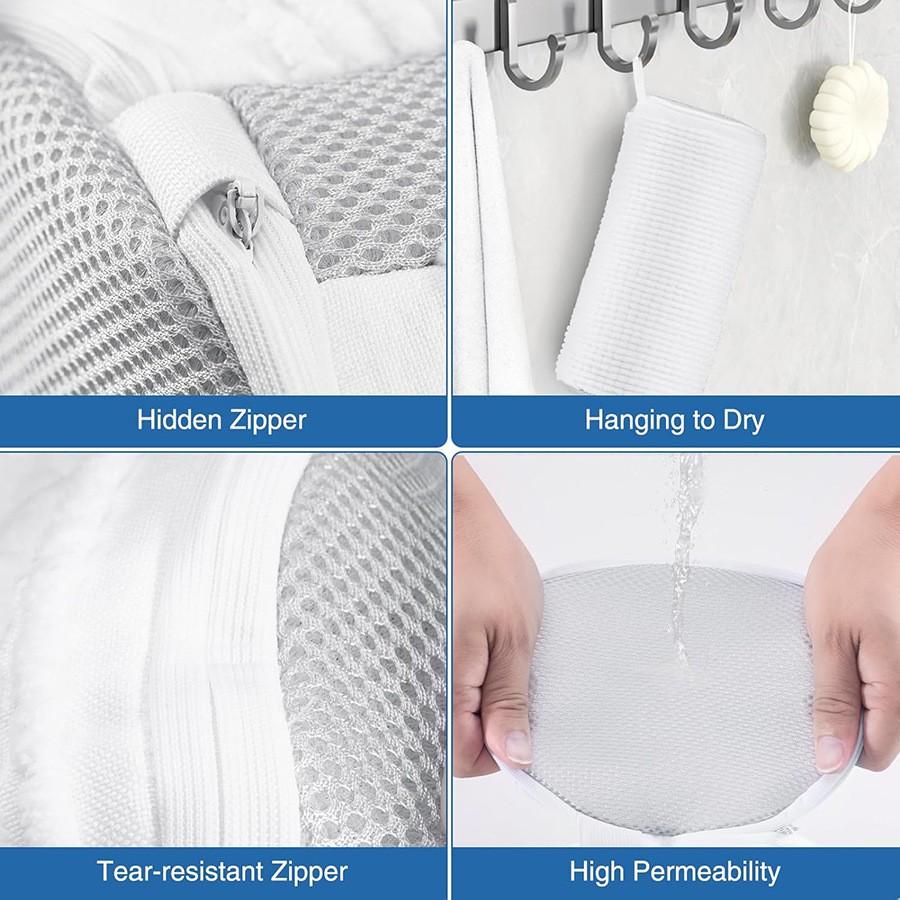 1PCS Machine Washing Shoe Bag Can Be Reused Anti-deformation Movement Small White Shoes Clean The Washing Bag Laundry Storage