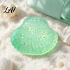 Portable Stress Reliever Mini Glitter Shell Squeeze Toy Relief Sugar Ball TPR Fidget Soft Stretchy Transparent Ocean Sensory Toy Relaxation