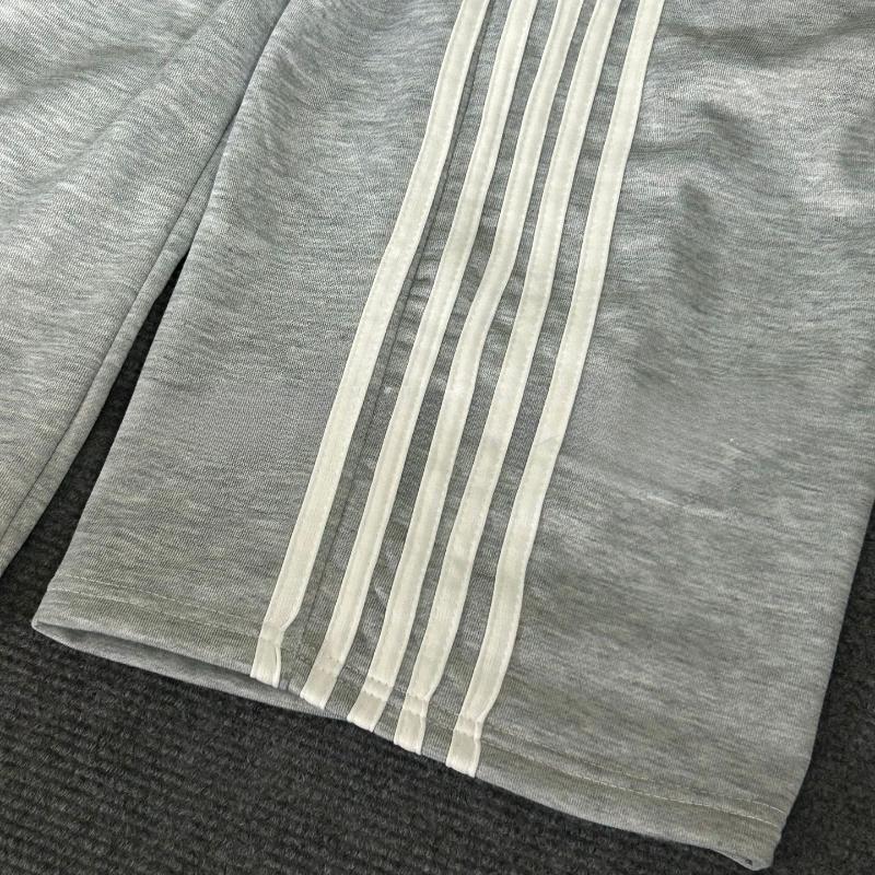 European and American Retro Sports Casual Loose Fitting Men's and Women's Double Waisted Fake Two-piece Sweatpants