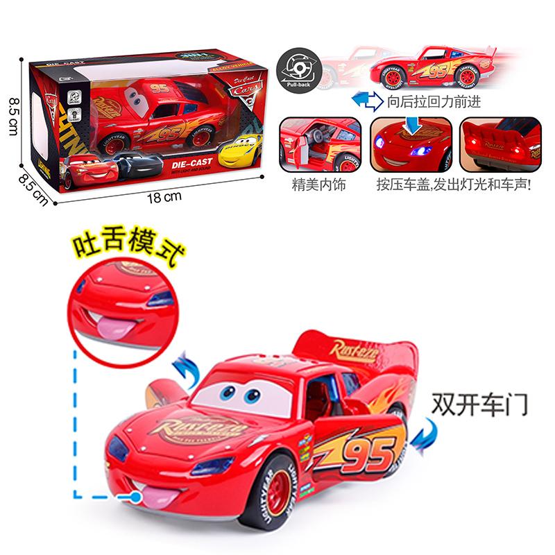 1:32 Blesk McQueen Disney Pixar Auta Slitina Tlakově litý Model Auta Se Světlem A Zvukem Zadní Kola Vratná Síla Hračka Dětské Vánoční Dárky