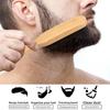 Wood Slick Back Hair Brush Smooth Finish Sleek Ponytail Brush Bun Smoothing Brush  Grooming