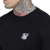 SikSilk Mens Essential Crew Neck Slim Long-Sleeved T-Shirt