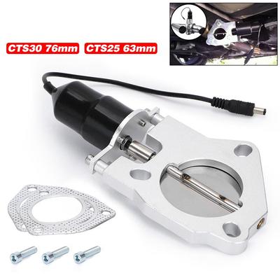 2.5 "veya 3" Paslanmaz Çelik Başlıklar Y borusu Elektrikli Egzoz Catback Kesim kesip Kiti Uzaktan Kumanda Araba Susturucu Aksesuar Parçaları