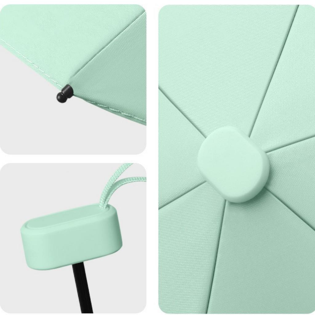 The New Convenient Mini Umbrella That Can Be Carried Cross-body In a Card Holder, Rain Or Shine, 99% Sun Protection