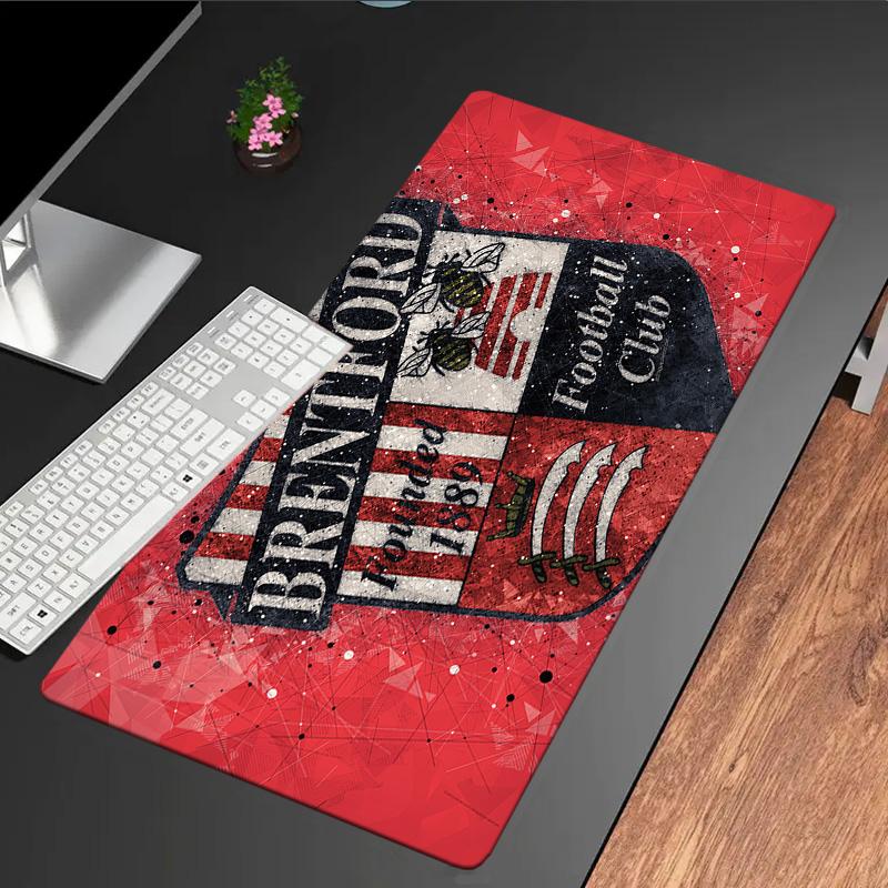 Brent-ford Football Club Crest Mouse Pad, Rubber Base, Mouse Pad for Gamers and Office Use, Gaming Desk , Easy To Clean Mat Christmas Fan Gifts