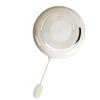 Round Medicine Separate Box 4 Compartments Transparent Medicine Container with Sliding Lid for