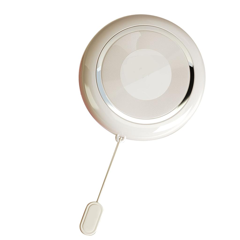 Round Medicine Separate Box 4 Compartments Transparent Medicine Container with Sliding Lid for