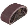 A84X-3X21 Inches(75X533mm) Aluminum Oxide Sanding Belt 15 Pack Sanding Belts ( 80 120 180 240 400 Grits) For Belt Sander