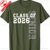 Class of Senior Graduation Student Simple Letters Graphic TShirts Commuter Allmatch Casual Style Regular Short Sleeve