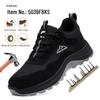 Men's Anti-Smash, Anti-Puncture Work Safety Shoes for Construction and Mines