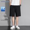 ROMON Men's Ice Silk High Elastic Casual Shorts