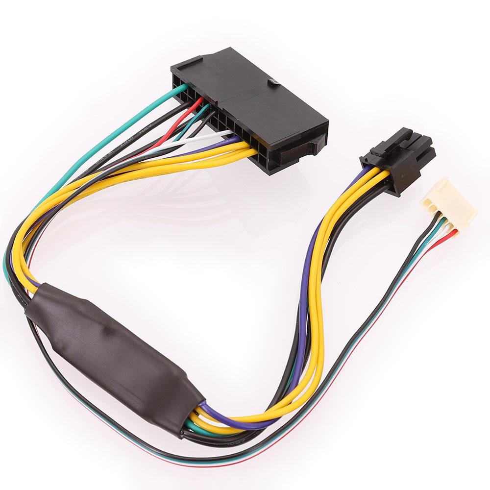 Power Cable 24Pin to 6Pin ATX Cable for HP Elite Z230 Z220 SFF PSU Splitter Power Wire Converter Mini 6pin Extender Line Adapter